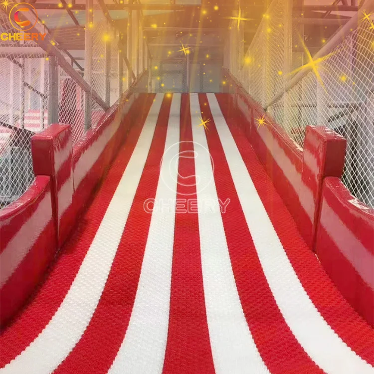 Happy slide indoor outdoor four seasons snow carpet sharp corners dry snow floor dry snow slide simulation