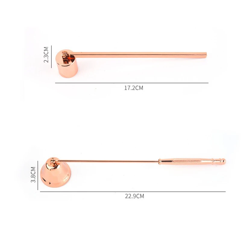 Candle Accessories Extinguish Trimmer Cutter Stainless Steel Smokeless Candle Wick Bell Snuffer