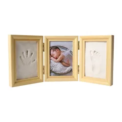 Baby Hand foot print and Footprint Makers Kit Keepsake For Newborn Baby Shower Gifts Baby Milestone Registry Nursery Decor