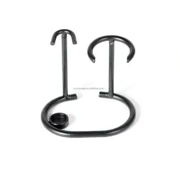 ZY Shaving Brush and Razor Stand Universal Holder for Barber Brush and Razor Stainless Steel Shaving Holder