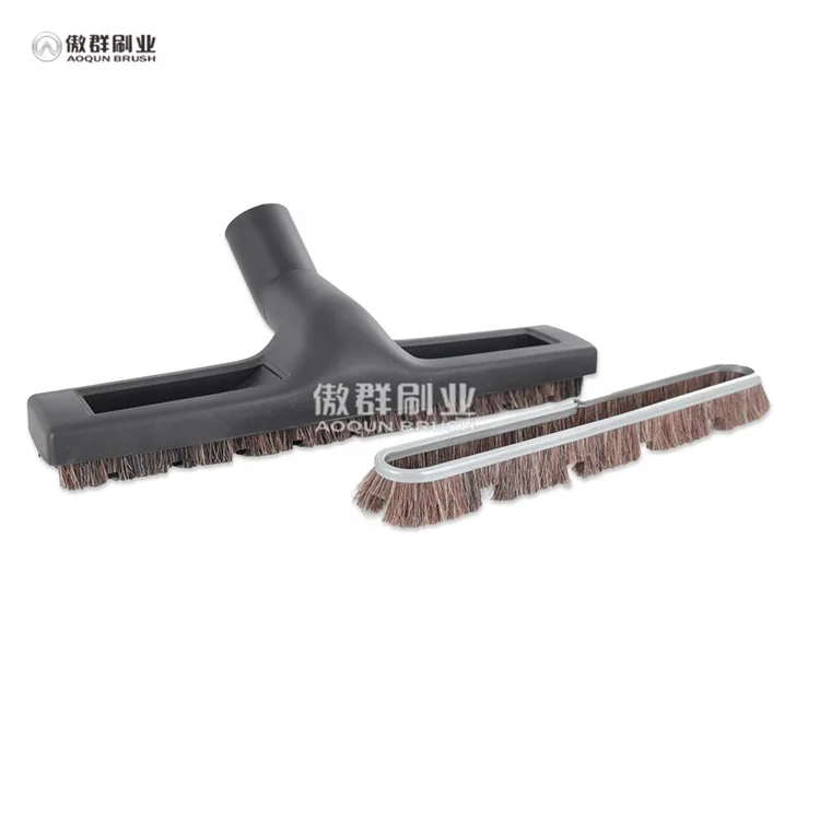 Round Anti-static Stiff Nylon Dusting Brush Tool For Horse Hair Vacuum Cleaner Hoover Small Mini Strip Rotary Brush For Cleaning