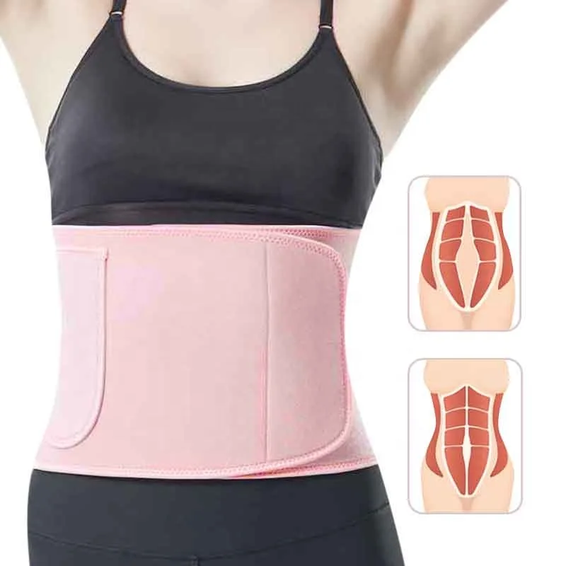 Premium Waist Trainer Belt for Women Low Back and Lumbar Support with Silver Ion Layer