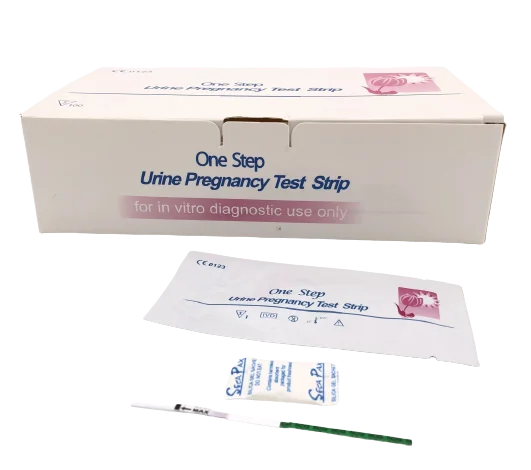 Quick to use easy to operate highly accurate hcg strip pregnancy test urine