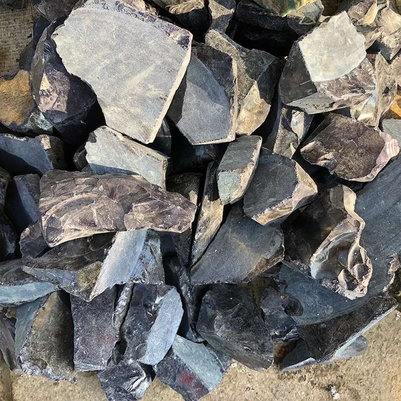 Factory Price Quartz Rawl Blue Gold Sand Rough Tumbled Stones