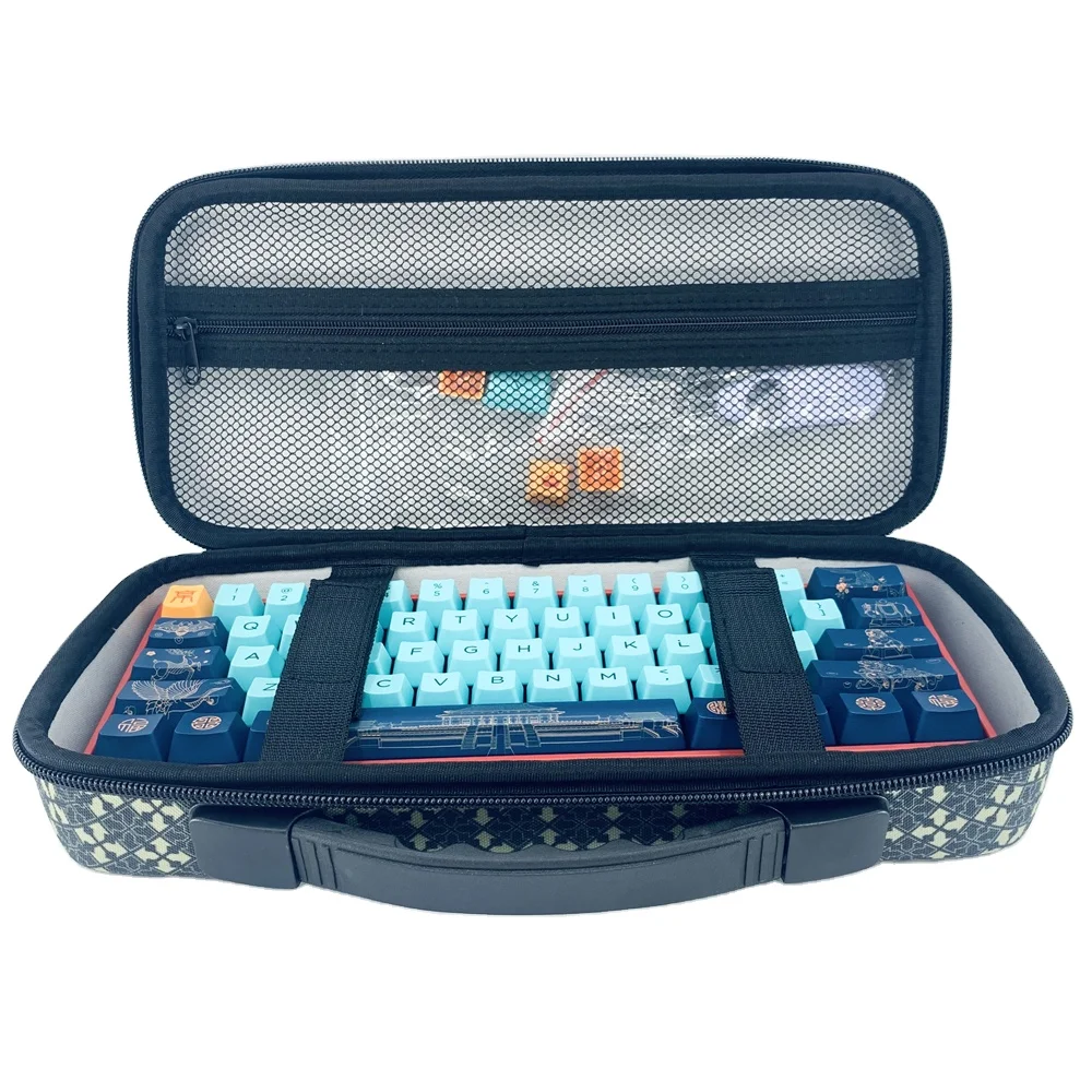 Custom Keyboards 1680d Hard Storage Caase Hardshell Travel Hard Mechanical Carrying Keyboard Bag