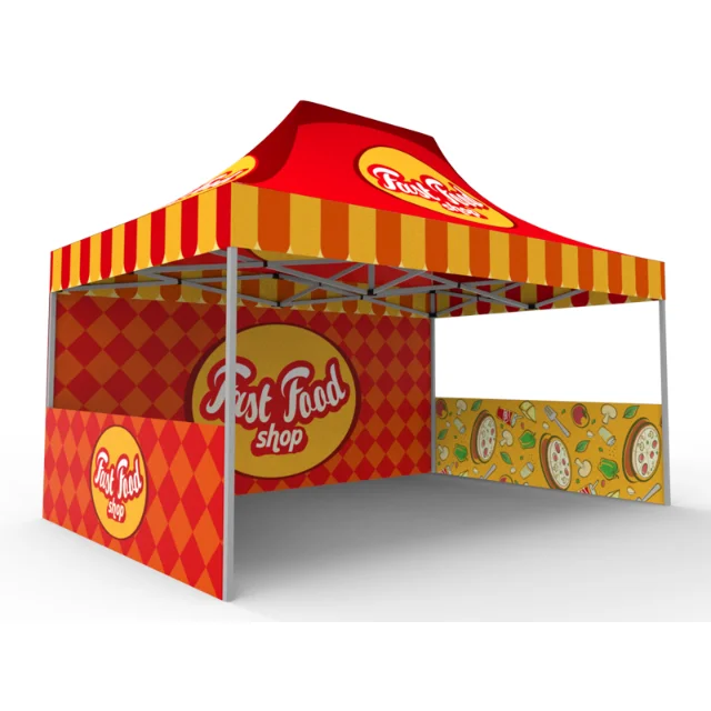 
High Quality druable Alu Frame Tent For Trade Show Folding Advertising Commercial canopy tent 