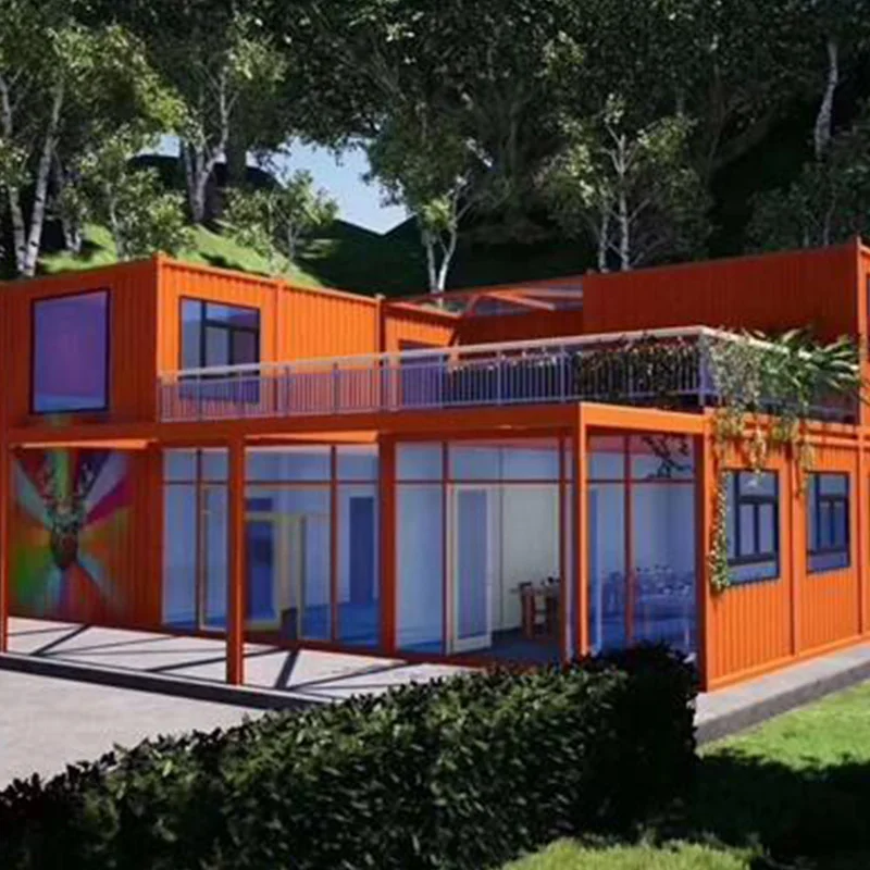 High quality container houses for temporary kitchens houses lof containers 3 floor