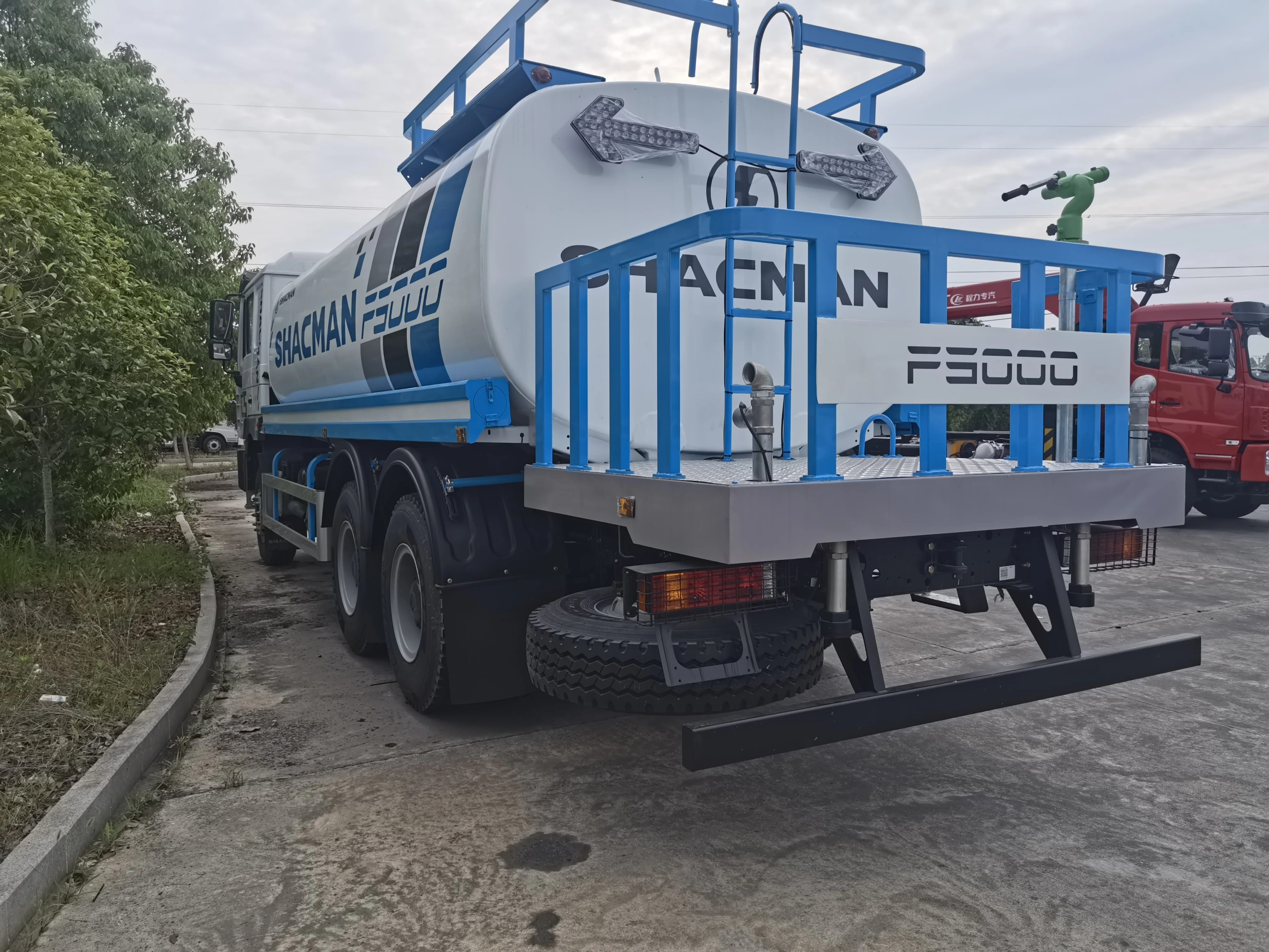6x4 Автоцистерна Shacman дорожный разбрызгиватель воды полив тележка для очистки улиц