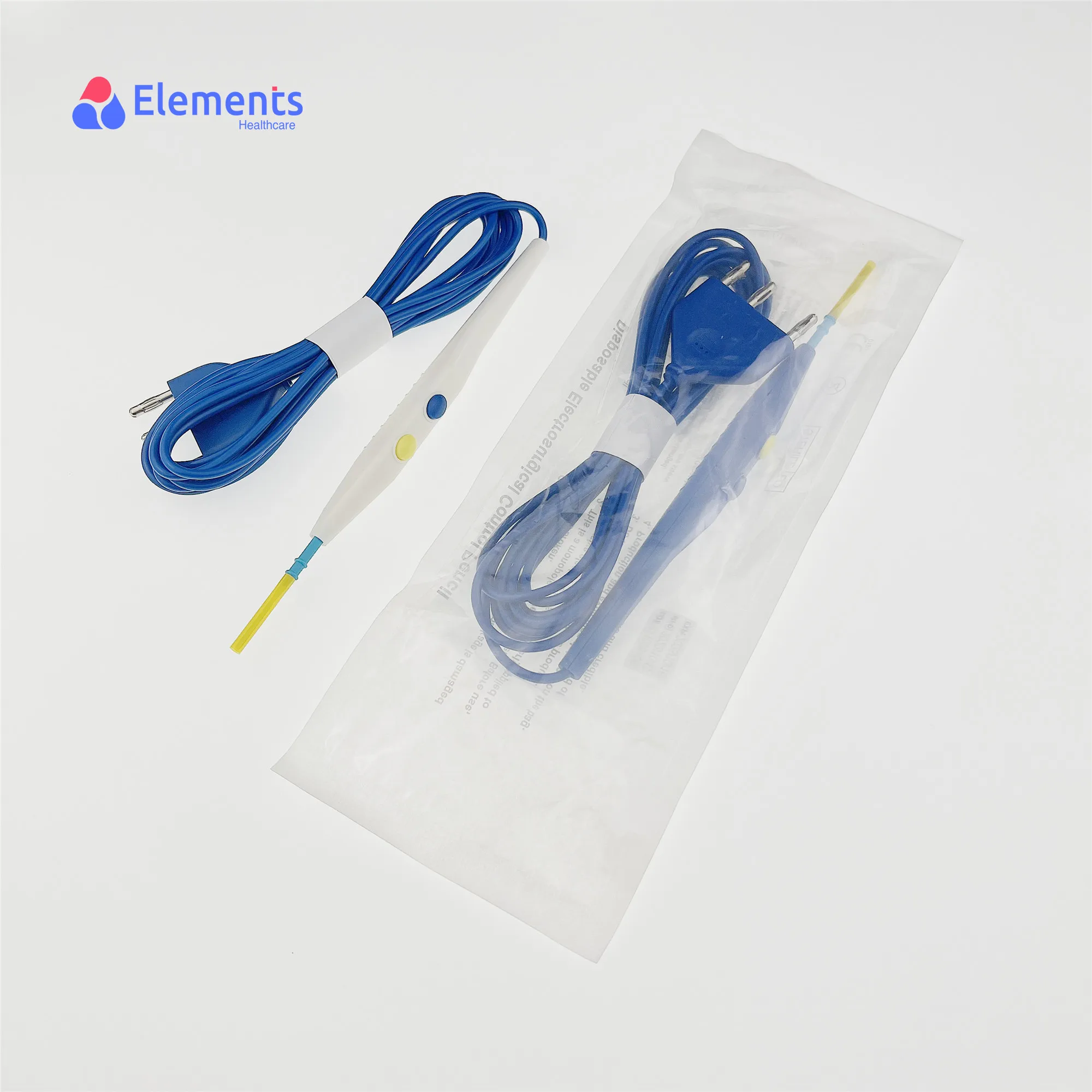 Medical Sterile Electrosurgical Pencil Surgical Button Control ESU Pencil disposable electro Cautery surgery pencil