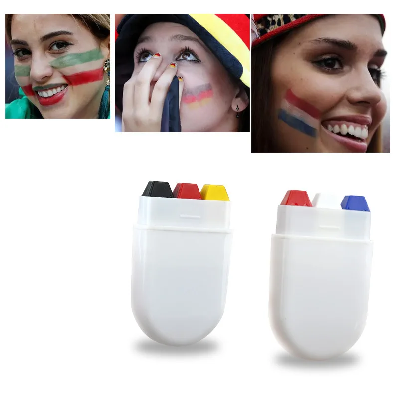 Germany Soccer Fans Country Flag Color Sports Fan Cheering Face Paint