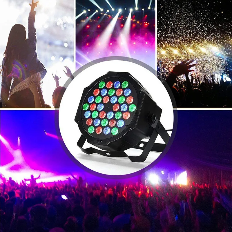 Сценическое светодиодное освещение 36 светодиодов RGB DJ LED Par дистанционное управление активация звуком автоматическое воспроизведение