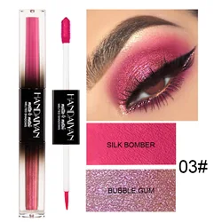 HANDAIYAN 5 Colors Eyeshadow Makeup Shimmer Matte Chrome Pigmented Pressed Eyes Shadow Long Lasting Liquid Eyeshadow