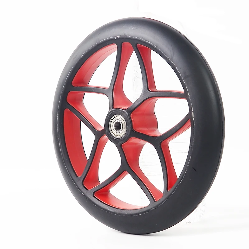 8-Inch Wheelchair Front Wheel Solid Tire Universal  Accessory scooter parts  pu wheel  scooter big wheel