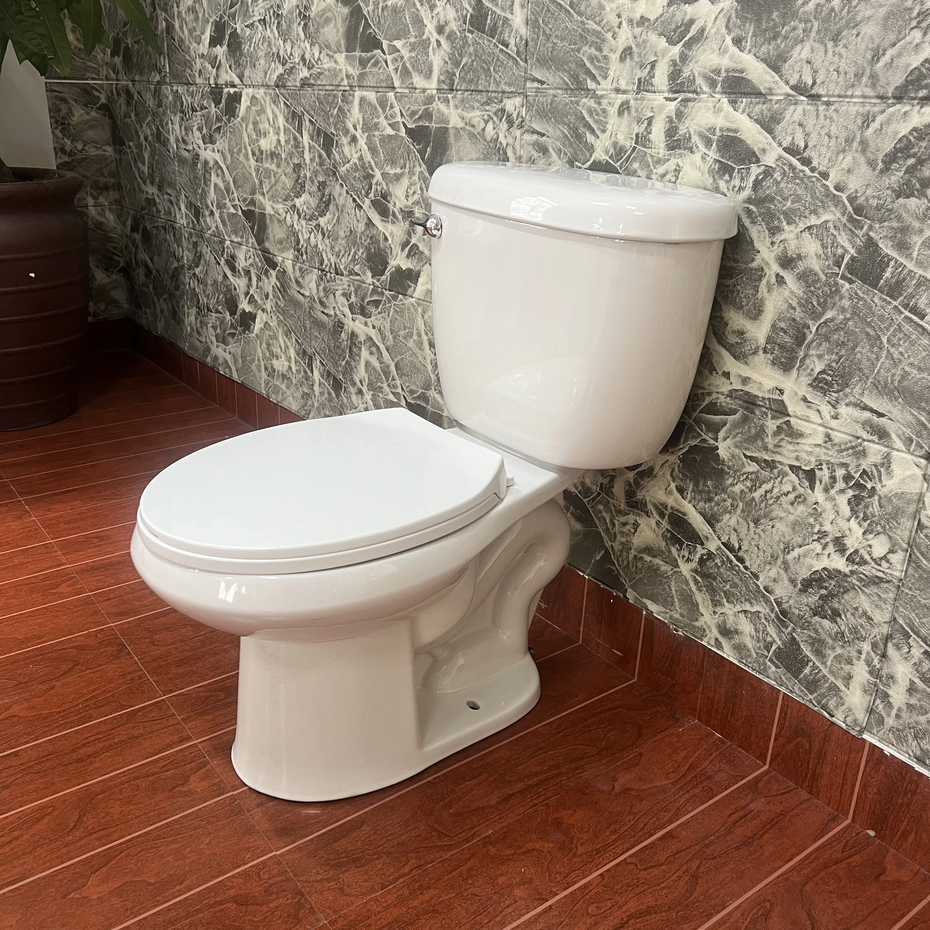 Cheap Price Chaozhou Sanitary Ware Bathroom Ceramic Two Piece Wc Toilet with S-Trap