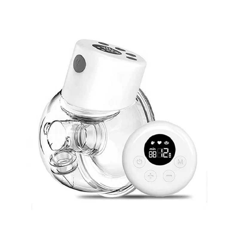 S12 upgrade model Wearable Breast Pump with LCD Breast Milk Pump 180 ml silicone breast pump