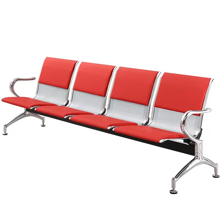 Factory Wholesale Price Beauty Salon 3-Seater Hospital Waiting Room Bench Chair