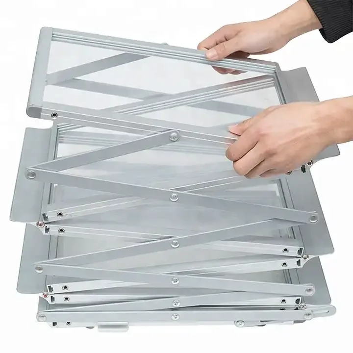 A4 Size Folding Catalog Holder Aluminum Frame Magazine Exhibition Display Brochure Stand Promotion Display Advertising Display