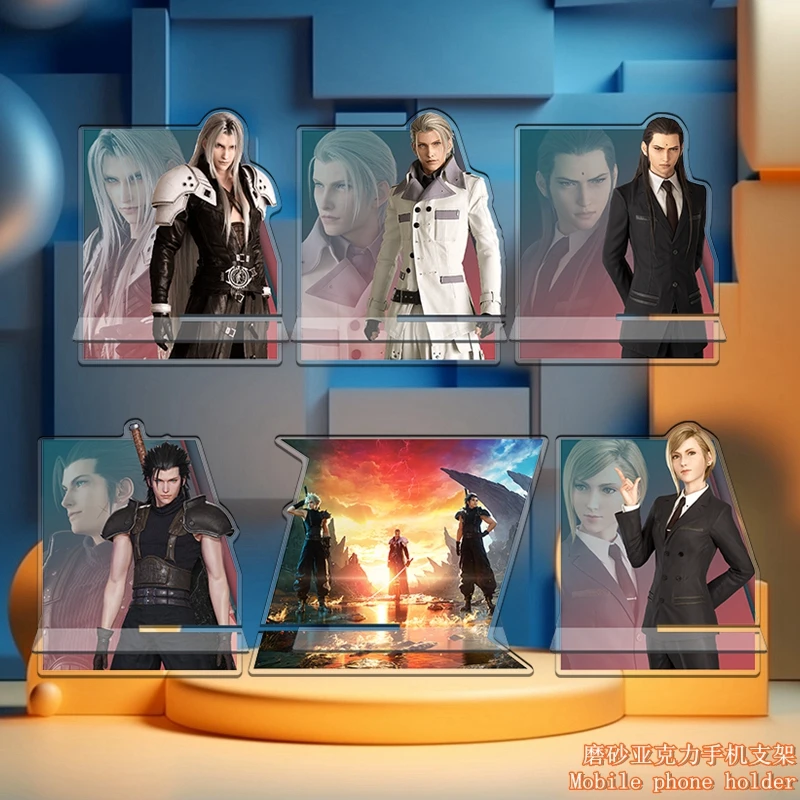 Mobile Phone Holder FF 7 VII FF7 Rebirth Remake Console Games Final Fantasy7 PC Game Derivatives Customized for Gifts