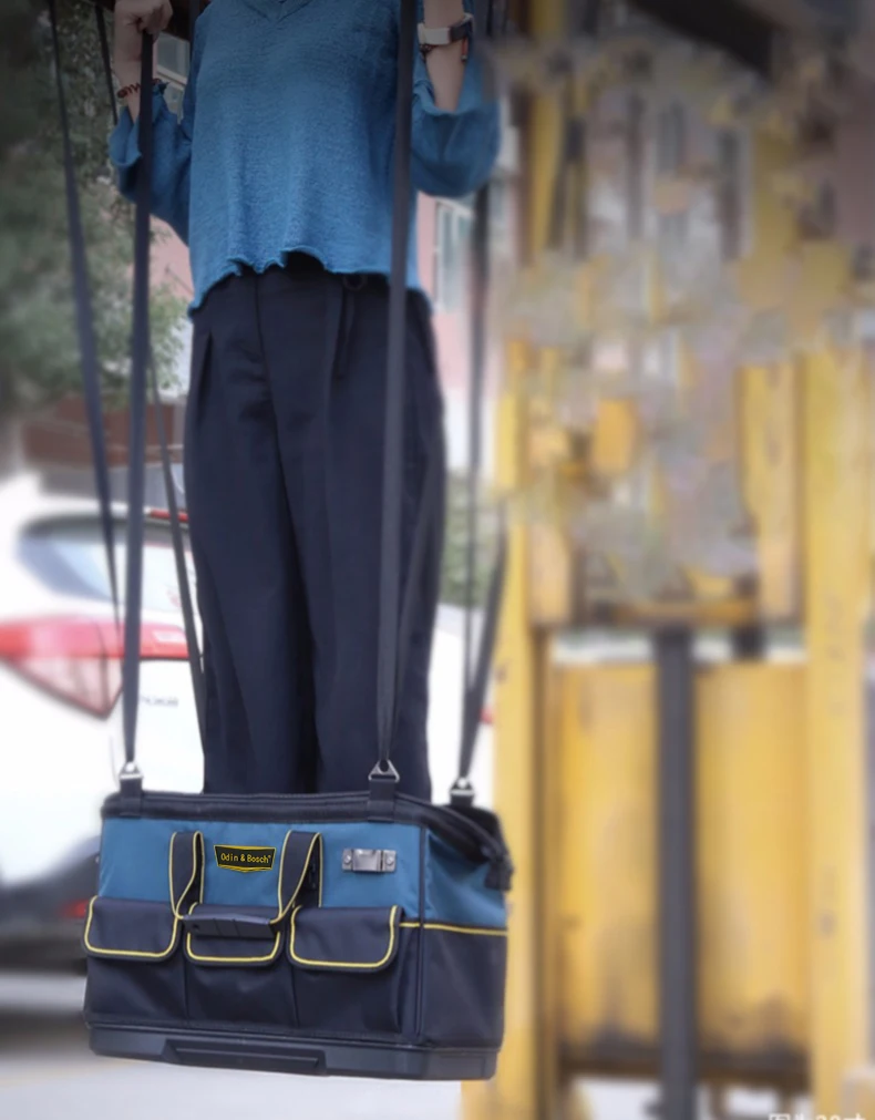 Oem Heavy Duty Large Capacity Engineer Electrical Tool Bag Electrician Tool Bag
