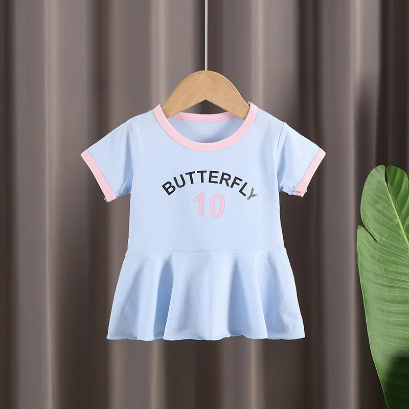
Summer new girls dress western style baby princess dress Korean baby small skirt casual nightdress 