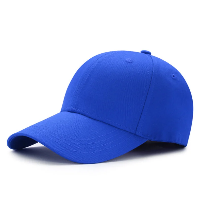 Wholesale Spring Summer Sunshade Multi Solid Color Cotton 3d Embroidery  Custom Logo Blank Hats Baseball Cap
