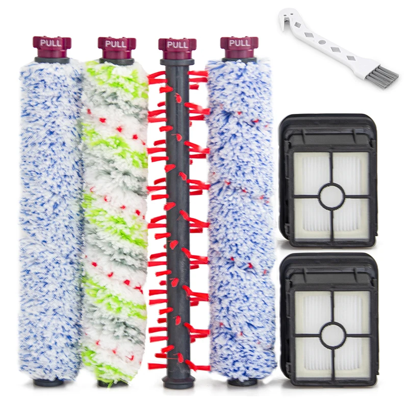 Сменная деталь, рулон щеток 1868, 2460, 1926 и 1934, фильтр 1866 для пылесоса Bissells Crosswave серии 1785, 2306, 2551