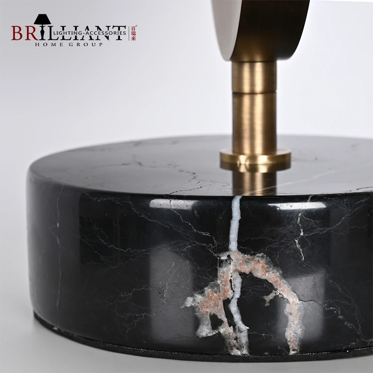 Modern Minimalist Design Living Room Bedroom Desk Light Saturn Alabaster Bedside Marble Table Lamp