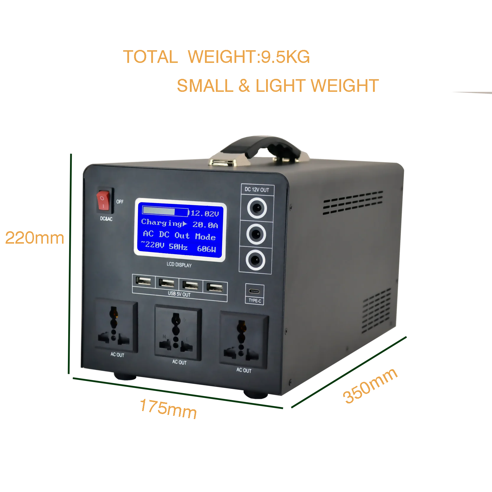 High Quality Lithium Energy Storage System Portable Power Station With Inverter Mini Solar Generator