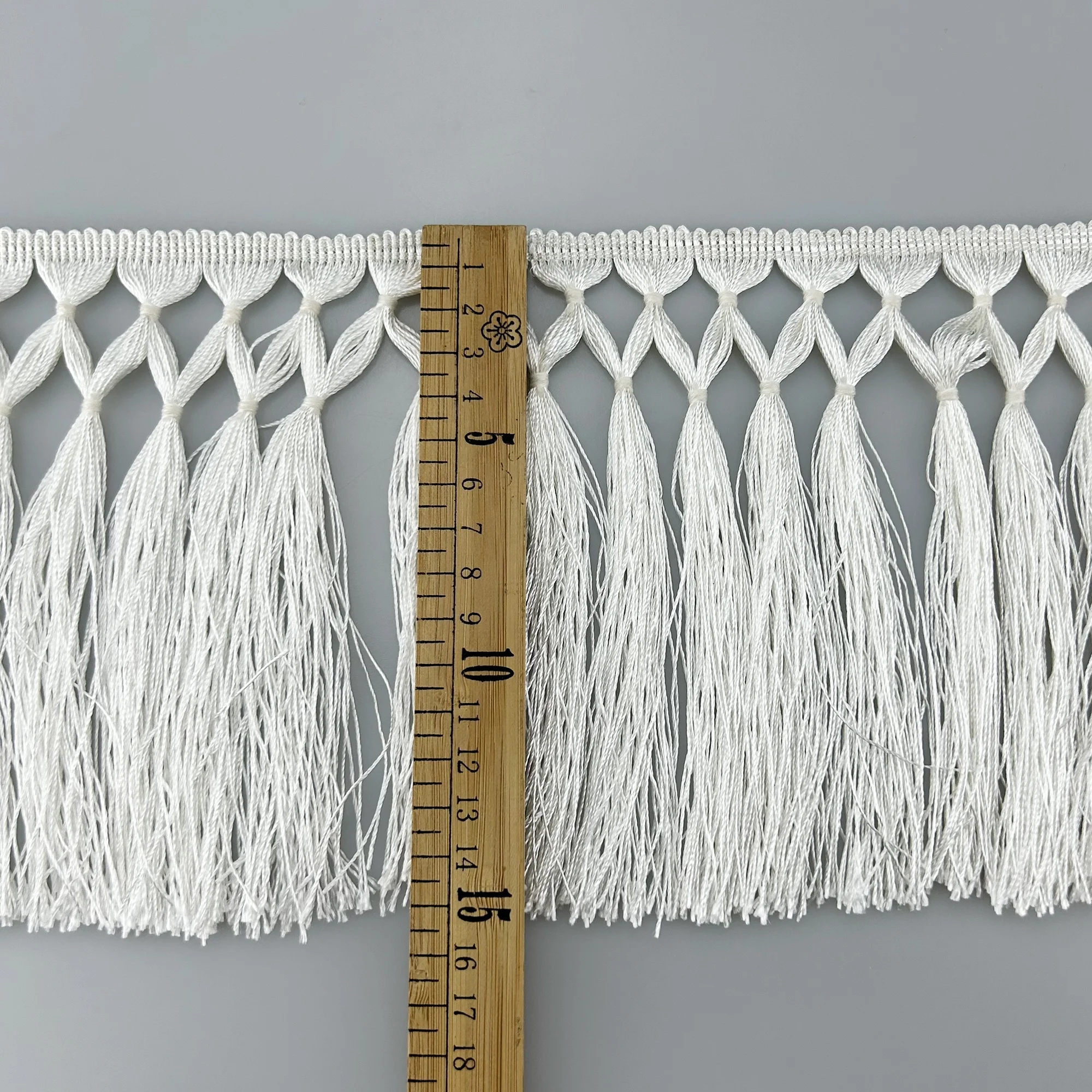 Knotted Black Supplier Fringe Lace Fabric Tassel Furnishings For Curtain Carpet Edge Webbing