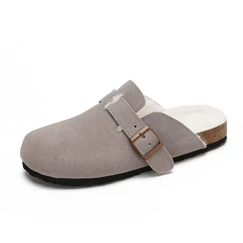Birken shoes Fashion cork spring and autumn sandals Baotou felt Boken high-grade sense of leisure temperament