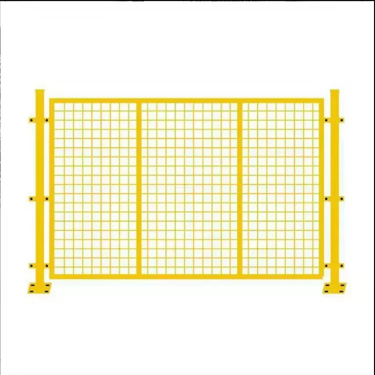 Workshop warehouse isolation net thickened punched plate fence movable partition fence net factory equipment fence customization