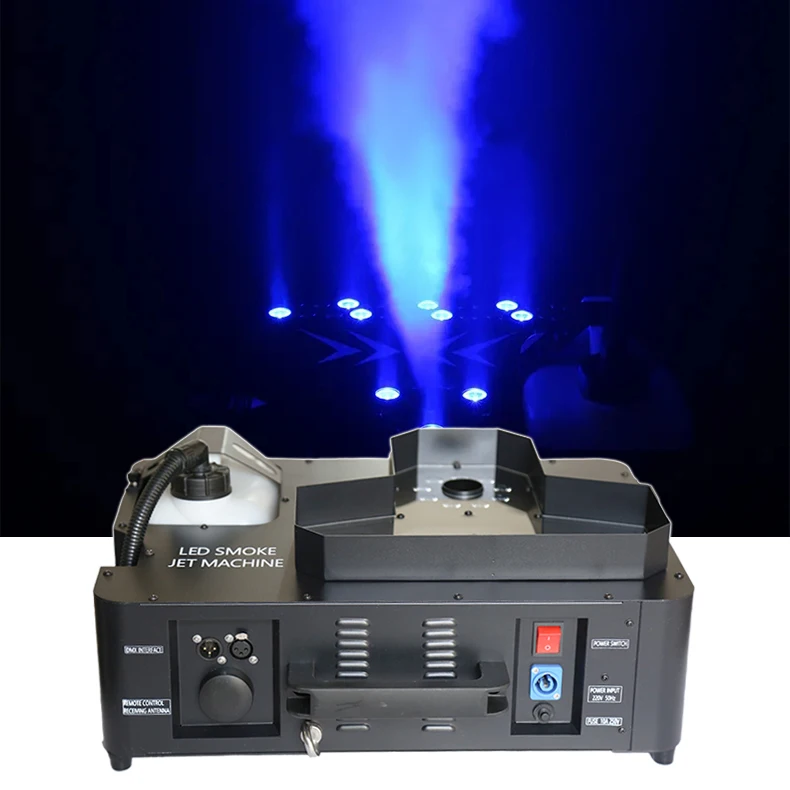 Dmx Fog Machine Up Spray 1500w 3 In 1 RGB Led Lighting DJ Smoke Maker Jet Machine