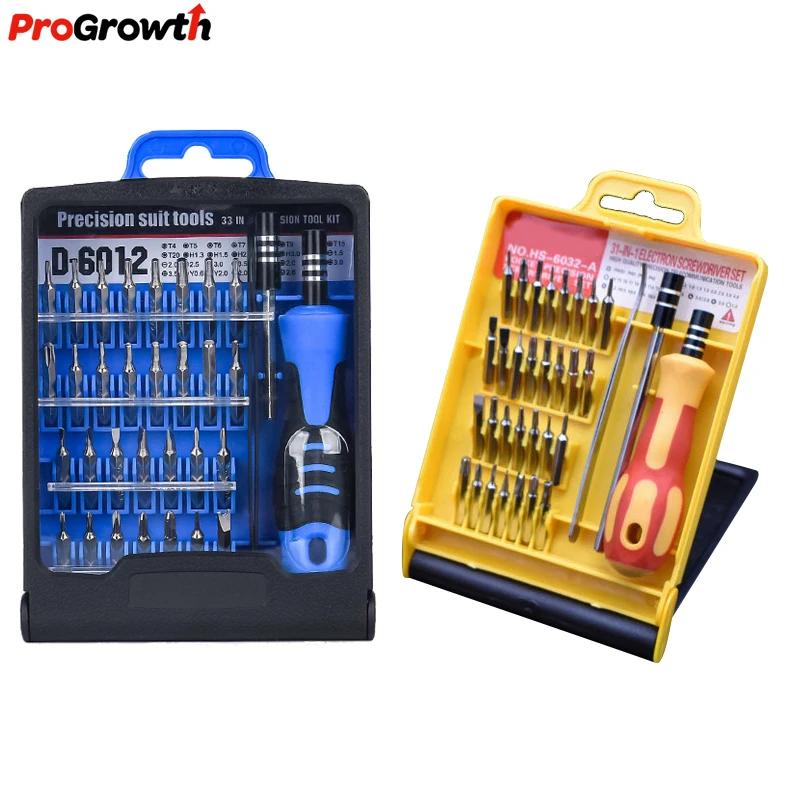 Clock Maintenance Mobile Phone Disassembly Tool Multi-function 33 In 1 Precision Screwdriver Set