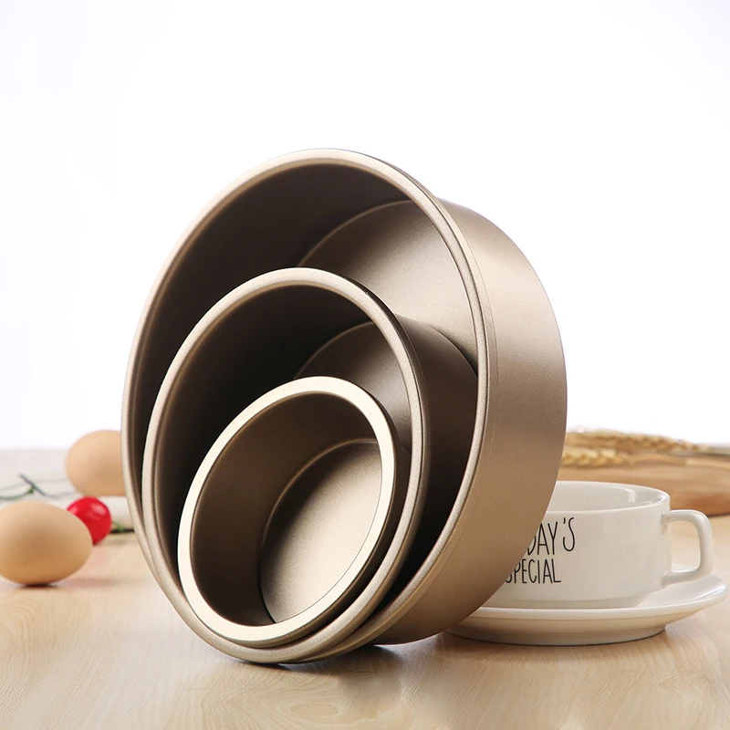 Рождественская форма для выпечки, 4, 6, 8, 10 дюймов, форма для выпечки из нержавеющей стали, круглая форма для выпечки, Оловянная форма для выпечки, набор для выпечки тортов со съемной основой