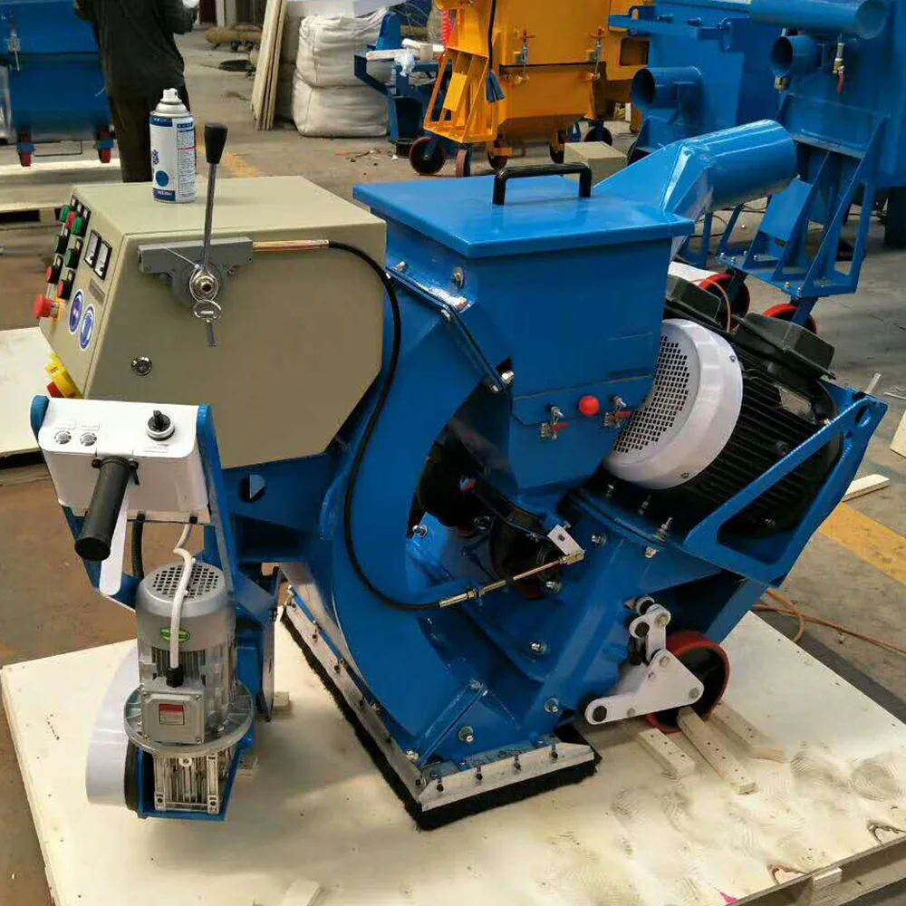concrete pavement shot blasting machine shot blaster