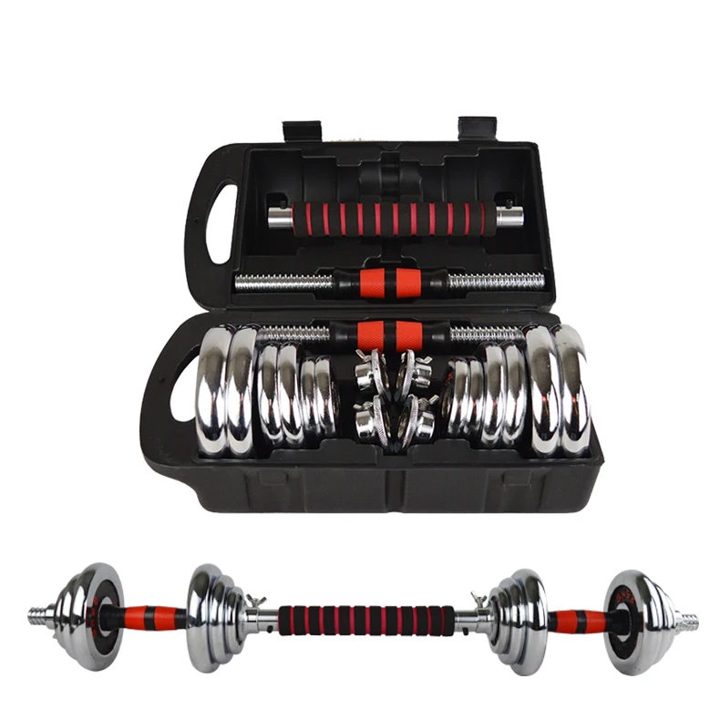 Adjustable weight price 15kg 20kg 30kg 50kg York chrome dumbbell set