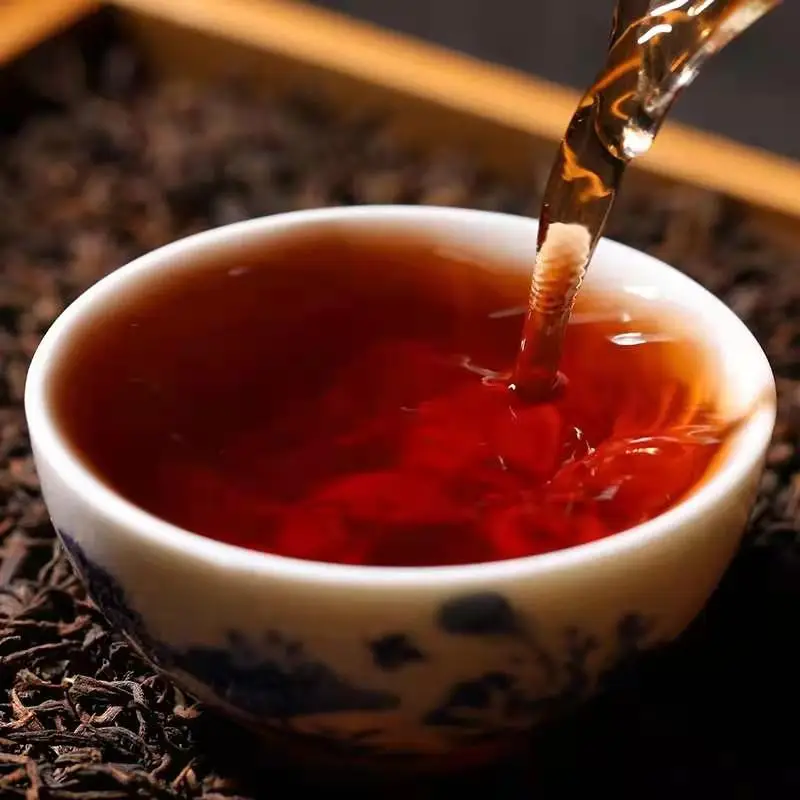 High Quality Lower Blood Fat and Benefit The Stomach and Intestines Pu Er Loose Leaf Tea