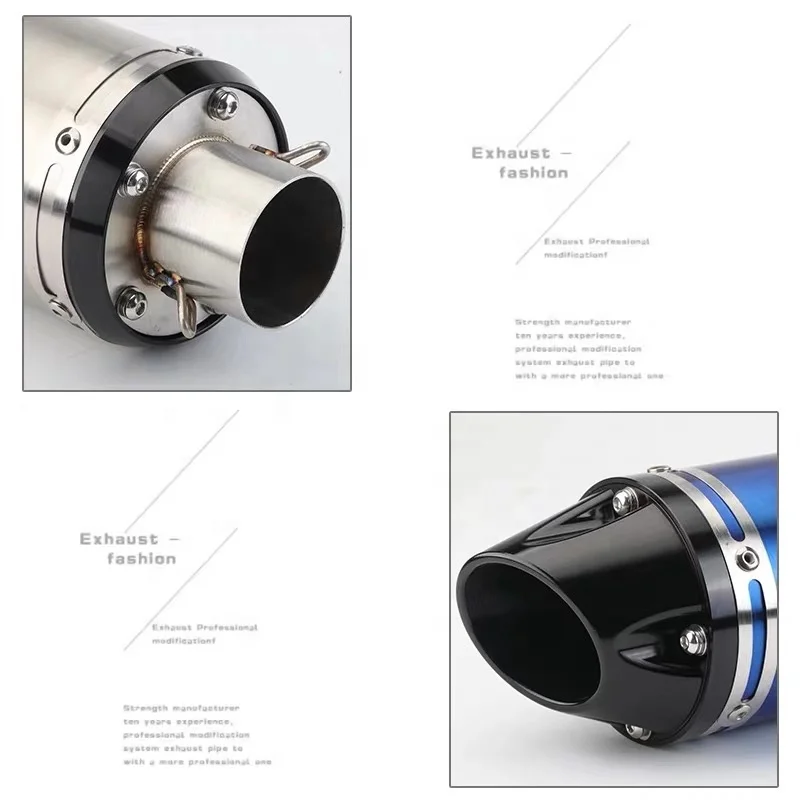 exhaust carbon motorcycle 50cc scooter exhaust