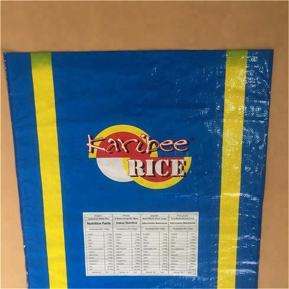 2024 New Hot Sale Bopp Laminated pp Woven Bag Plastic Packaging 25kg Rice Bags Factory Direct
