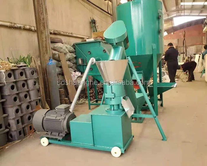 Pellet Machine Livestock Corn Grass Pellet Cattle and Sheep Feed Pellets Mill Line