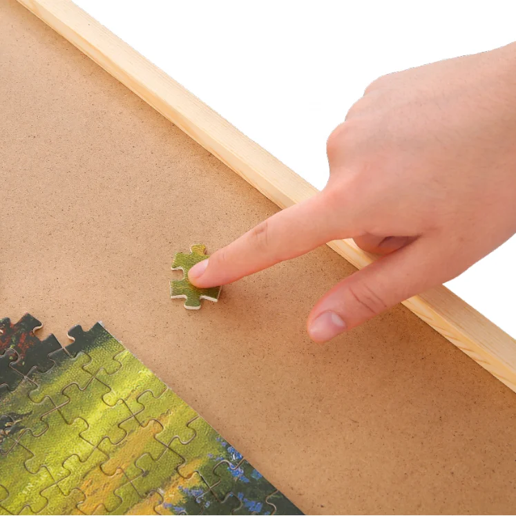 High Quality Portable Wooden Puzzle Board for 1500pcs With 4 or 6 Drawers