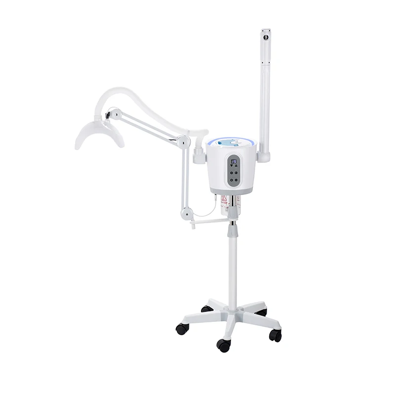 3 In 1 Vapor Steam Face And Skin Care Machine Professional Hot Cold Facial Steamer With Phototherapy PDT Light Therapy
