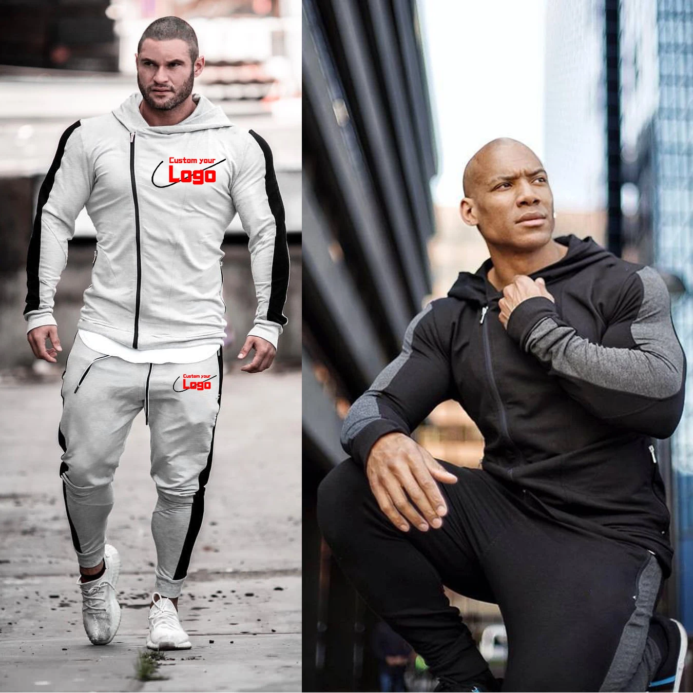 Custom Training Activewear Two Piece Sportswear Tracksuit Clothes Nikeeliedly Hoodie Sports Gay Men Jogger Track Suit Outfit Set