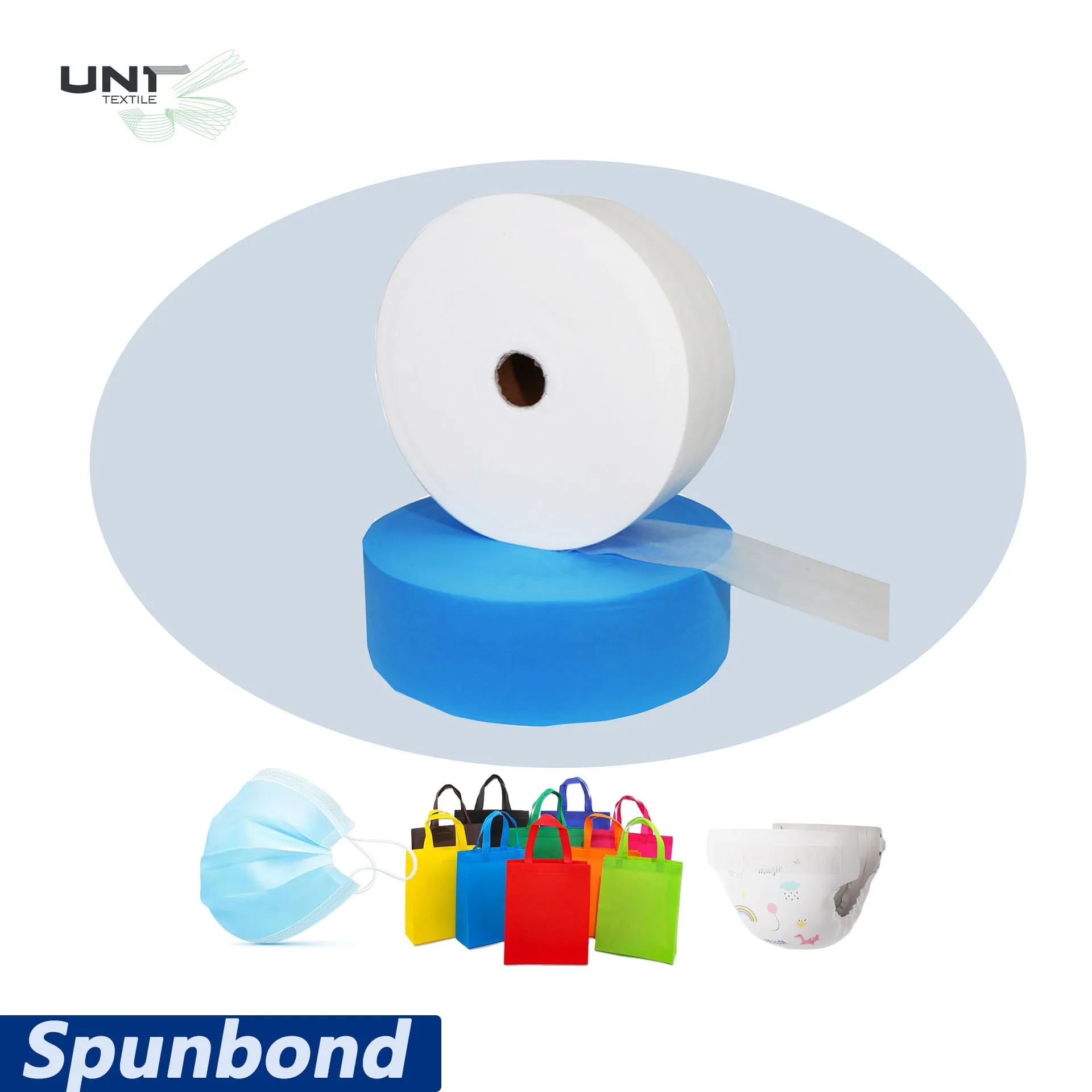 Manufacturer pp spunbond meltblown nonwoven non woven fabric for medical face mask