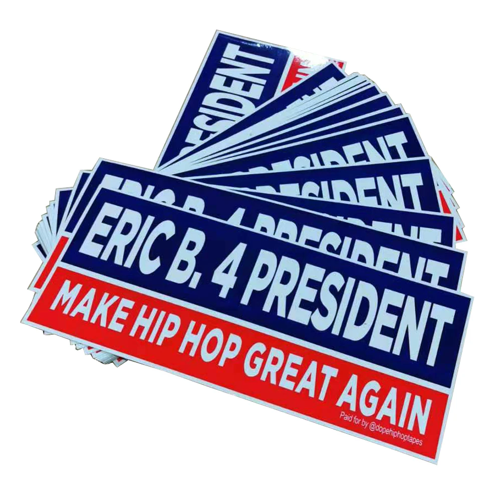 Weatherproof UV Resistance Custom Outdoor Vinyl Die Cut Logo Decal PVC Bumper Car Sticker