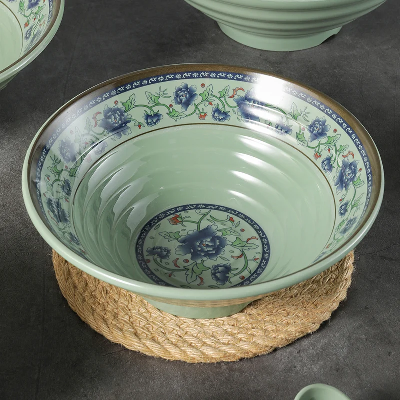 Factory Direct Custom Logo Melamine Restaurant Quality Ramen Snack Serving Soup Bowls For Serving Food