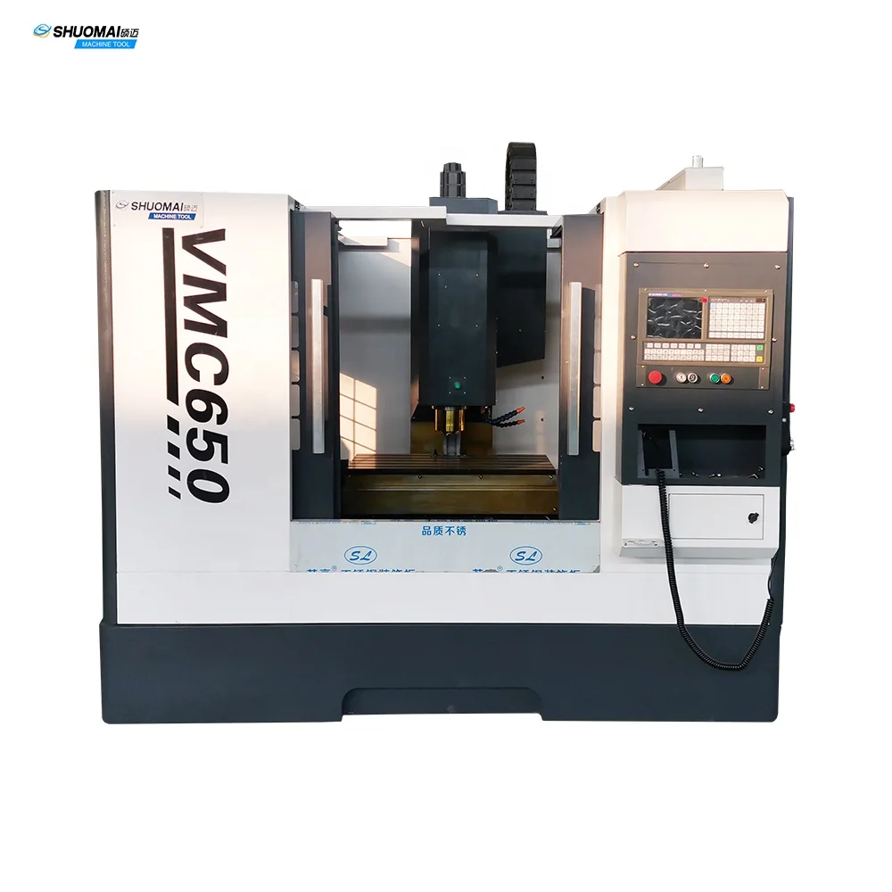 High precision VMC650 small CNC controller metal milling vertical VMC machine center for sale