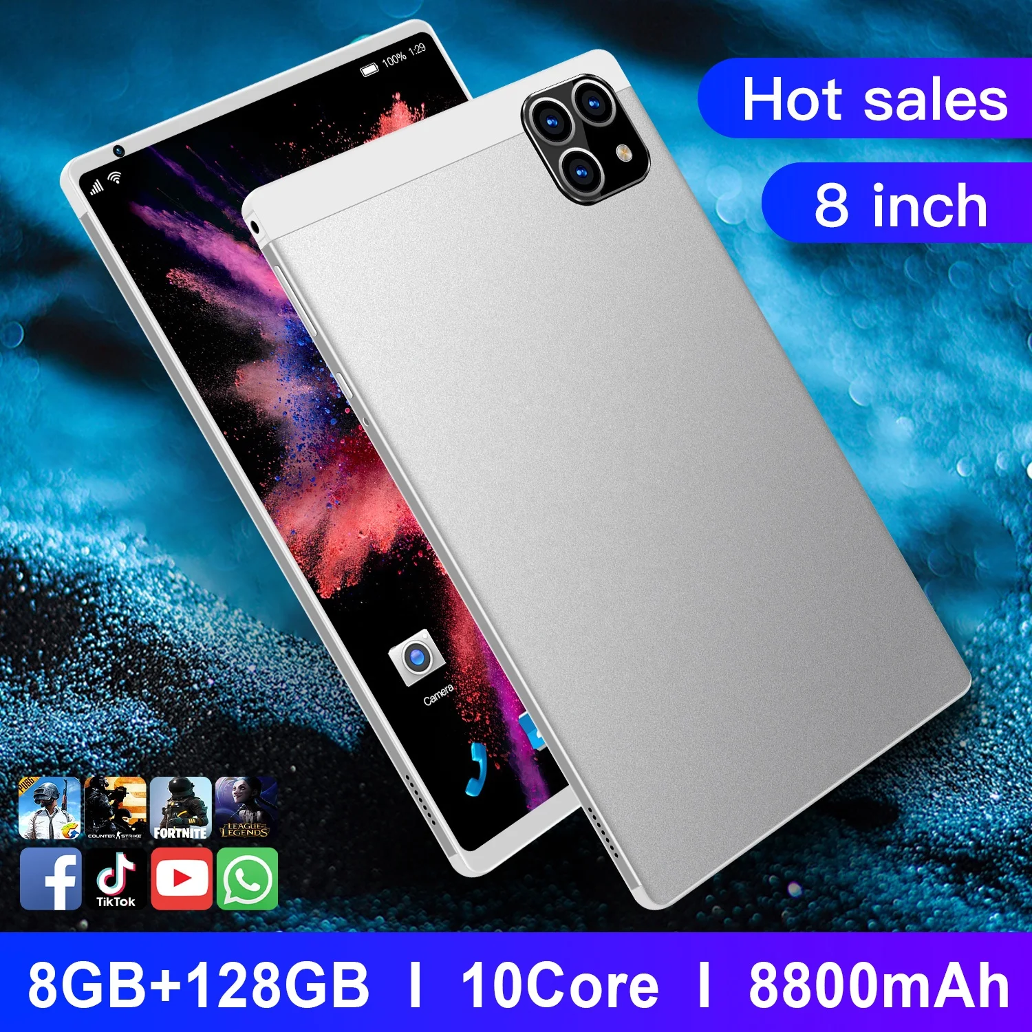 Original Ram 1gb+rom 16gb 8 inches Educational android Tablet rugged 6500mAh Battery computer for