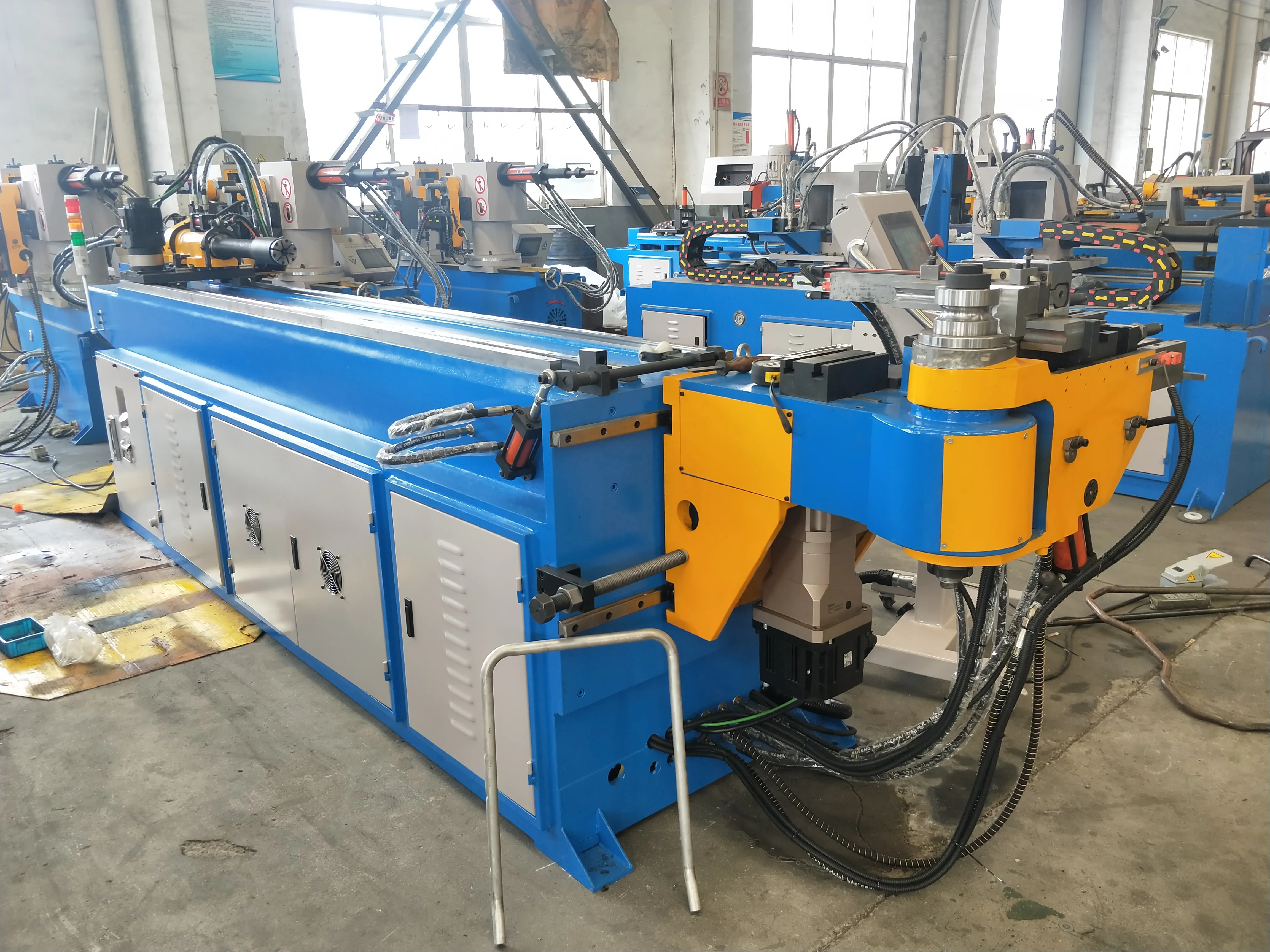 China automatic hydraulic electric tube bender for sale numeric control tube bender