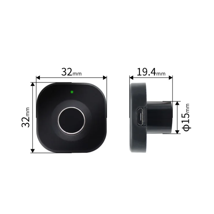 Qidots F040 Drawer smart electronic lock small storage wardrobe door smart locks fingerprint cabinet lock